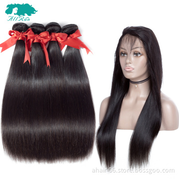 Wholesale virgin brazilian hair bundles with closure